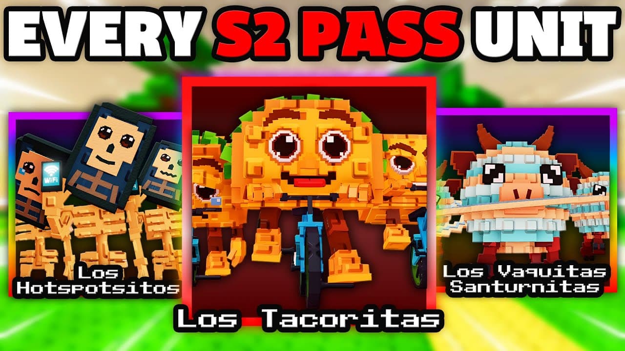 I Unlocked EVERY SEASON 2 PASS BRAINROTS.. (Brainrot Tower Defense)